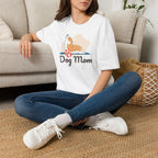 Dog Mom T-Shirt — Colorful Paw Print Tee for Pet Lovers Printify