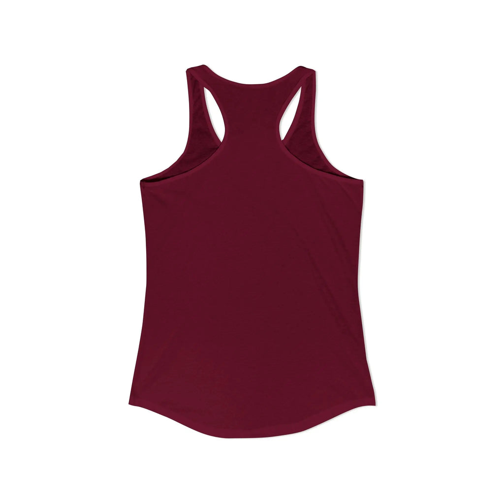 Heart Tic Tac Toe Women’s Racerback Tank — Cute Valentine’s Game Tee Printify