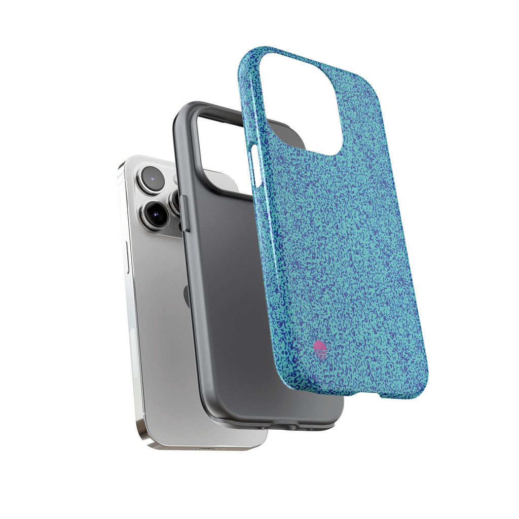 All over print iphone cases aqua blue