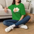 Dog Mom T-Shirt — Colorful Paw Print Tee for Pet Lovers Printify
