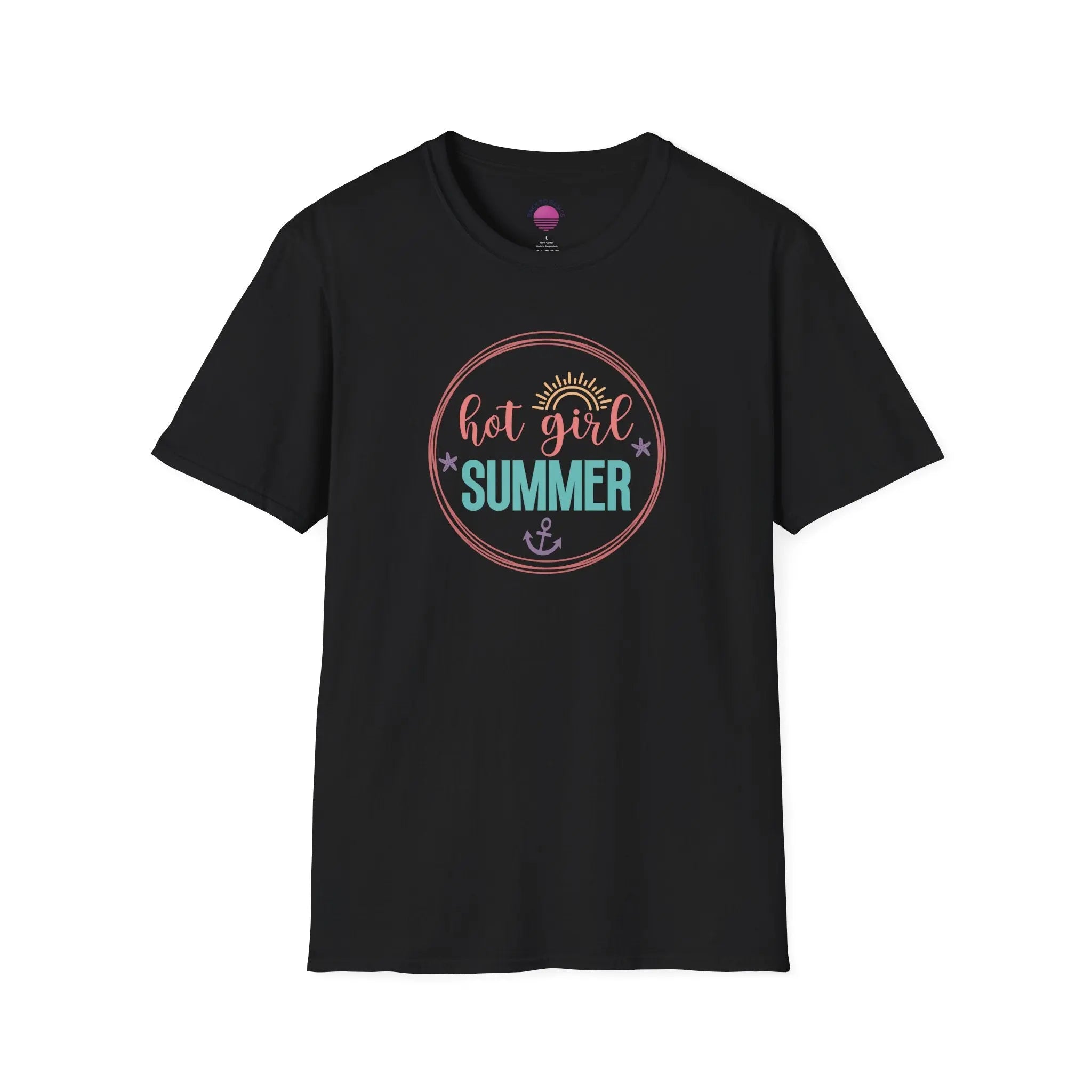 Hot Girl Summer Beachy Sun T-Shirt Printify Back To Basics