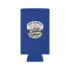 Star Spangled Van Can koozie featuring patriotic design, perfect for a patriotic beer cooler.