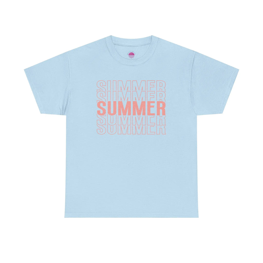 Pink "SUMMER" Graphic Tee — Summer Repeat Printify
