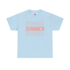 Pink "SUMMER" Graphic Tee — Summer Repeat Printify
