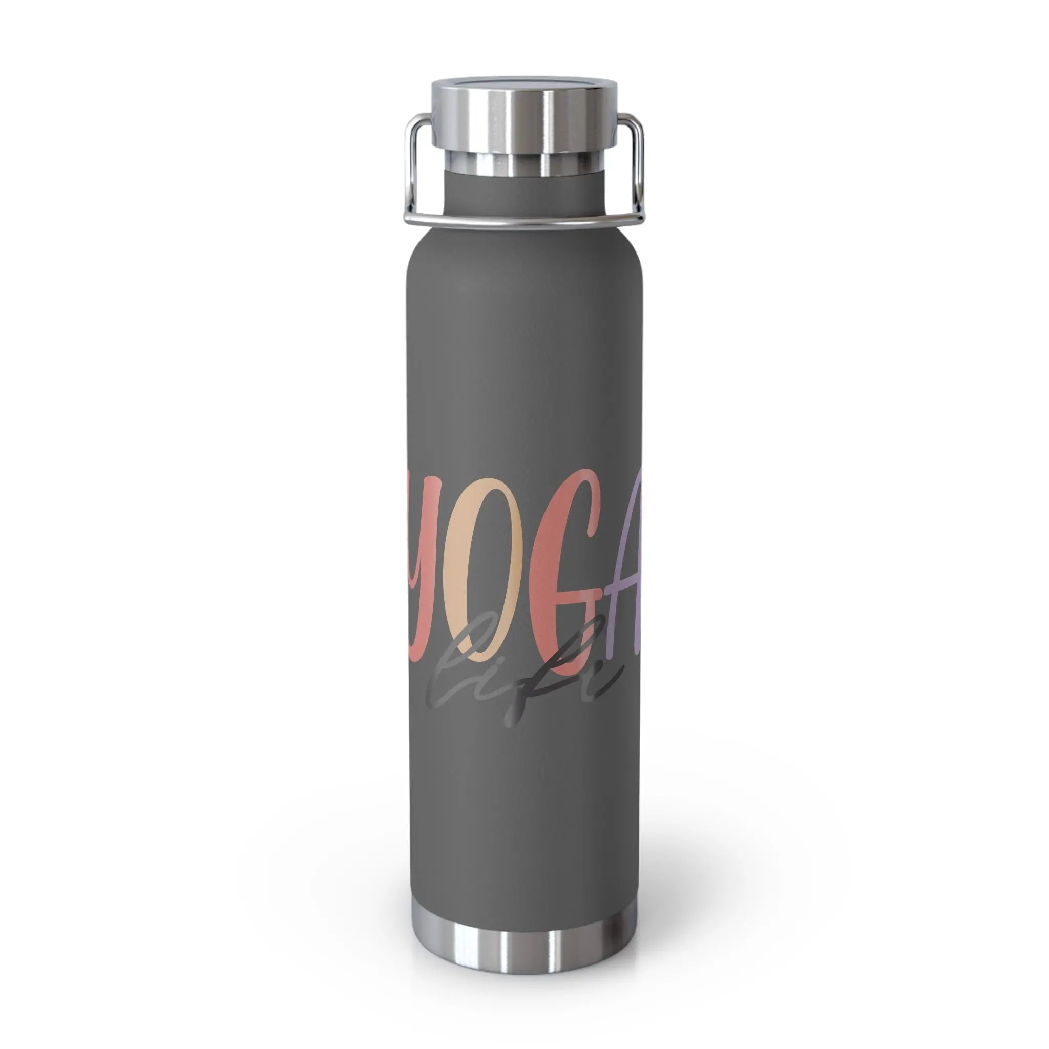 ‘Yoga Life’ Insulated Bottle, 22oz Printify
