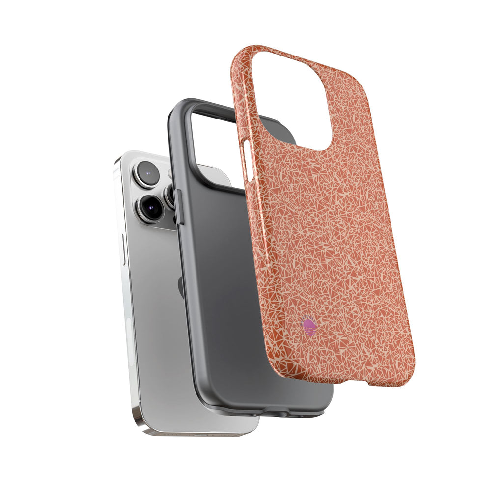 Micro-design phone cases orange