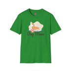 Dog Mom T-Shirt — Colorful Paw Print Tee for Pet Lovers Printify