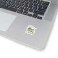 Book Girl Summer Sticker — Literary Aesthetic Kiss-Cut Sticker Printify