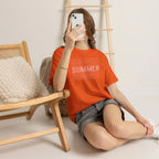Pink "SUMMER" Graphic Tee — Summer Repeat Printify
