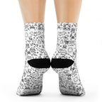 Halloween Doodle Crew Socks