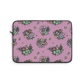 Floral Bouquet Laptop Sleeve — Pink Pastel Flower Pattern Case