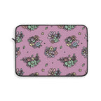 Floral Bouquet Laptop Sleeve — Pink Pastel Flower Pattern Case