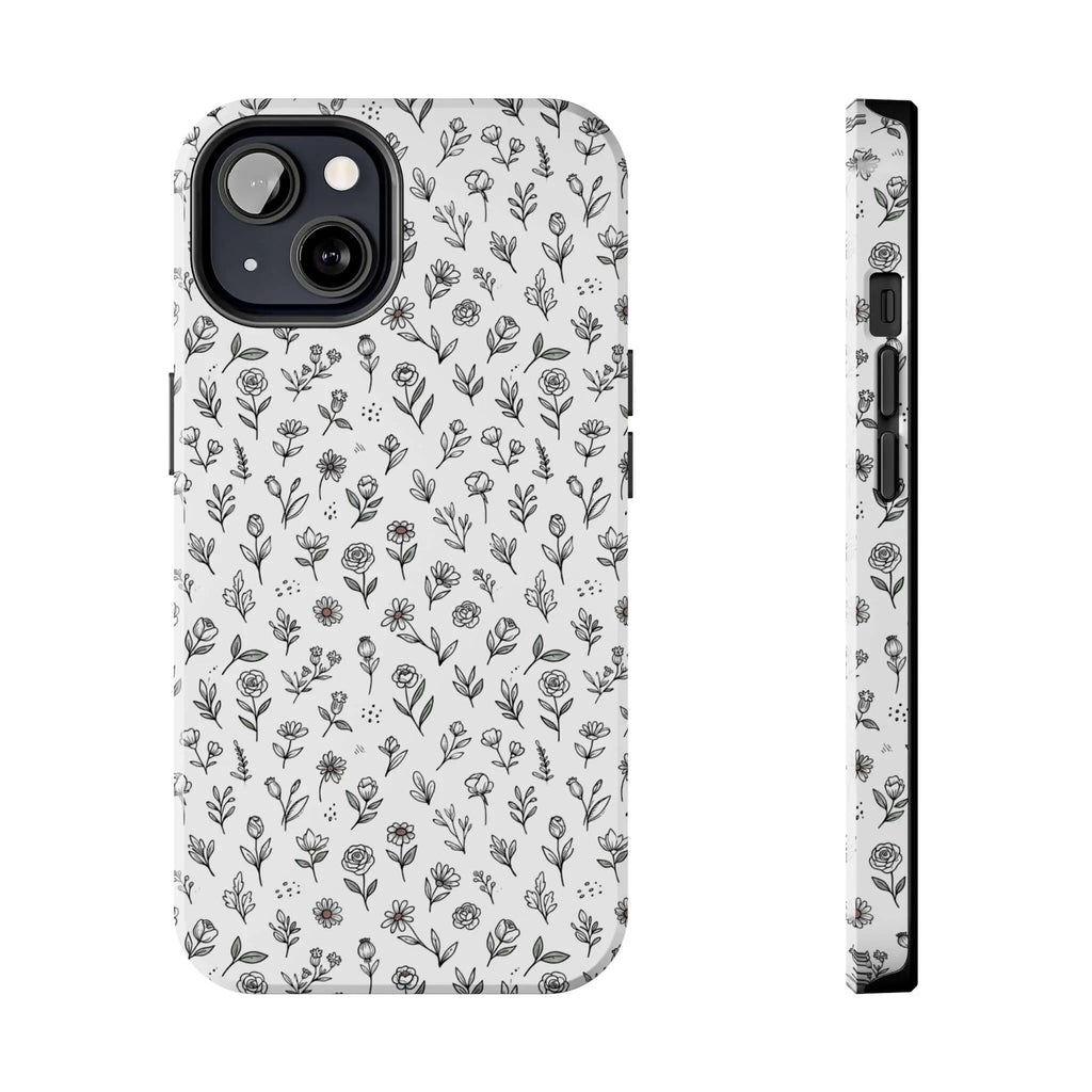 Floral Summer Vibe Phone Case — Tough Protective Floral All-Over Print Printify