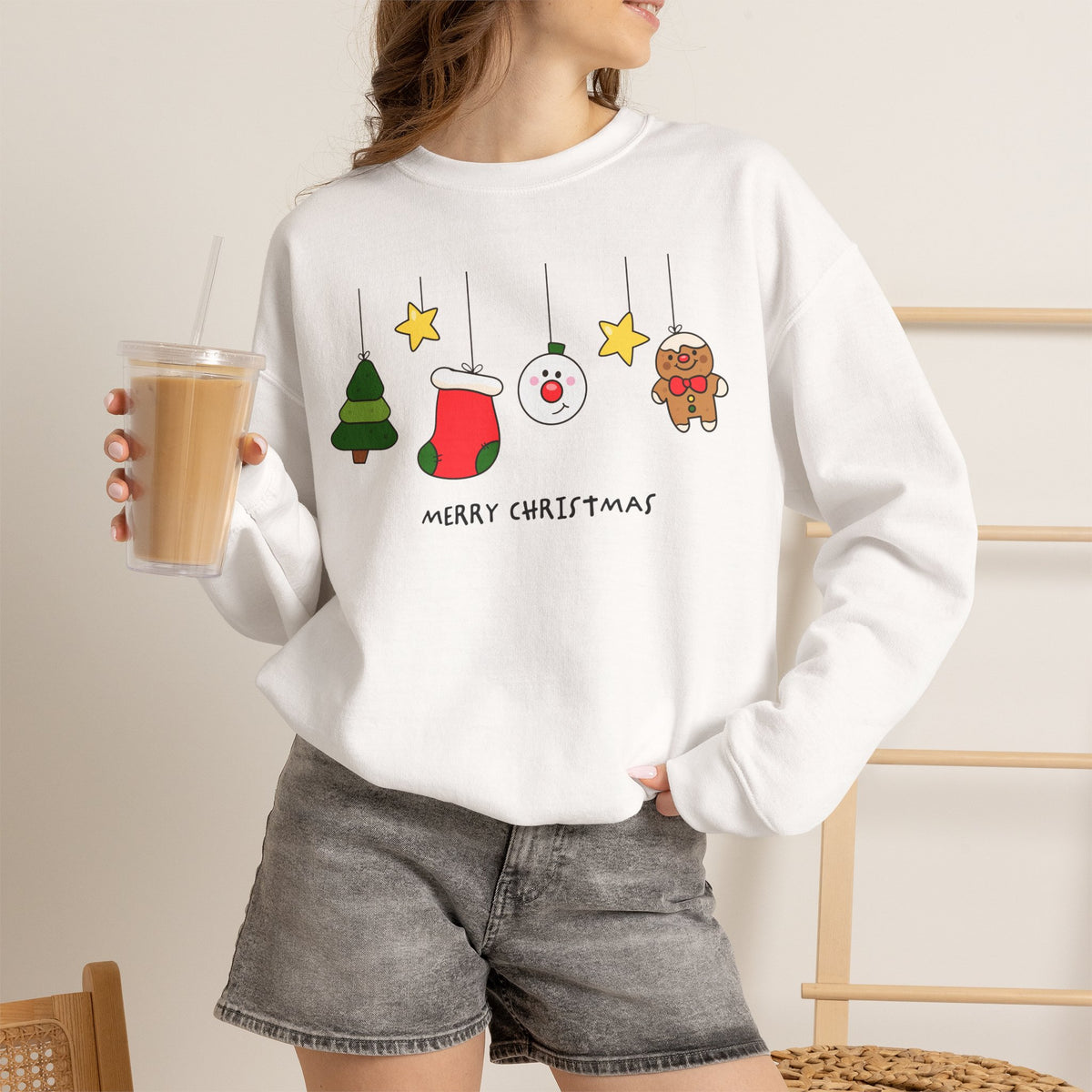 Merry Christmas Festive Character Sweatshirt (global)