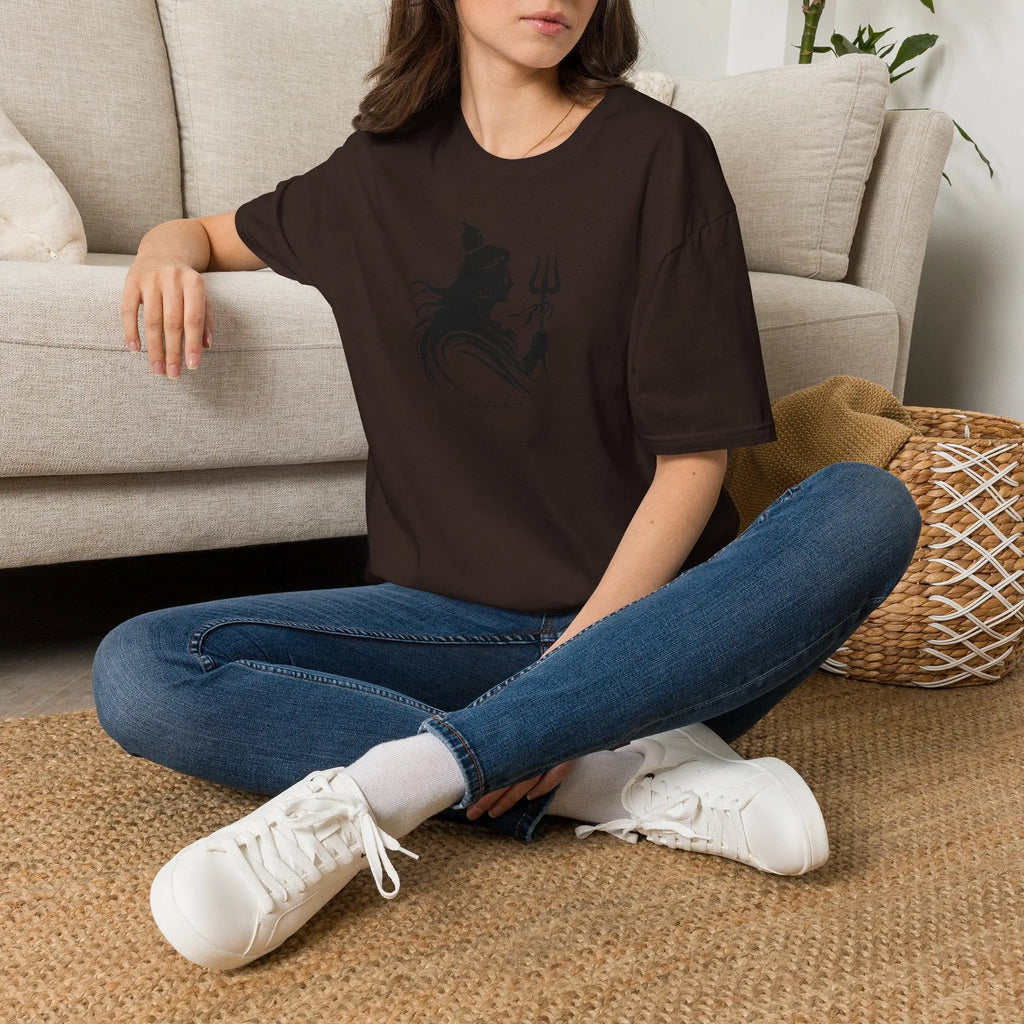 Shiva Trident Tee — Minimal Hindu God Mahadev T-Shirt Printify