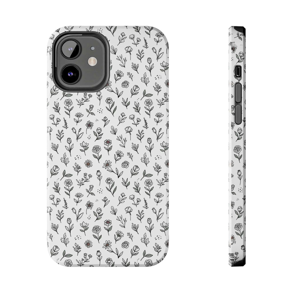 Floral Summer Vibe Phone Case — Tough Protective Floral All-Over Print Printify