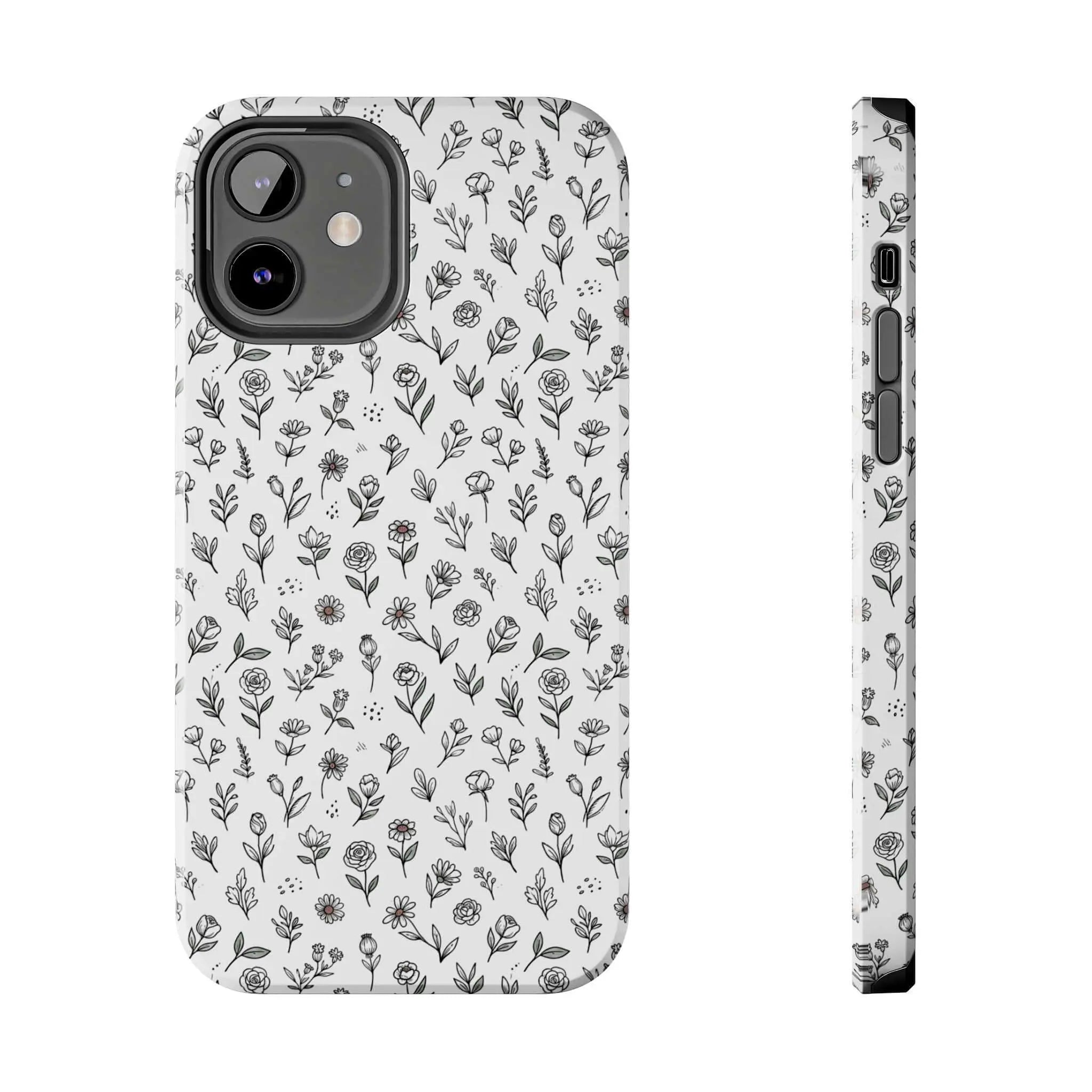 Floral Summer Vibe Phone Case — Tough Protective Floral All-Over Print Printify
