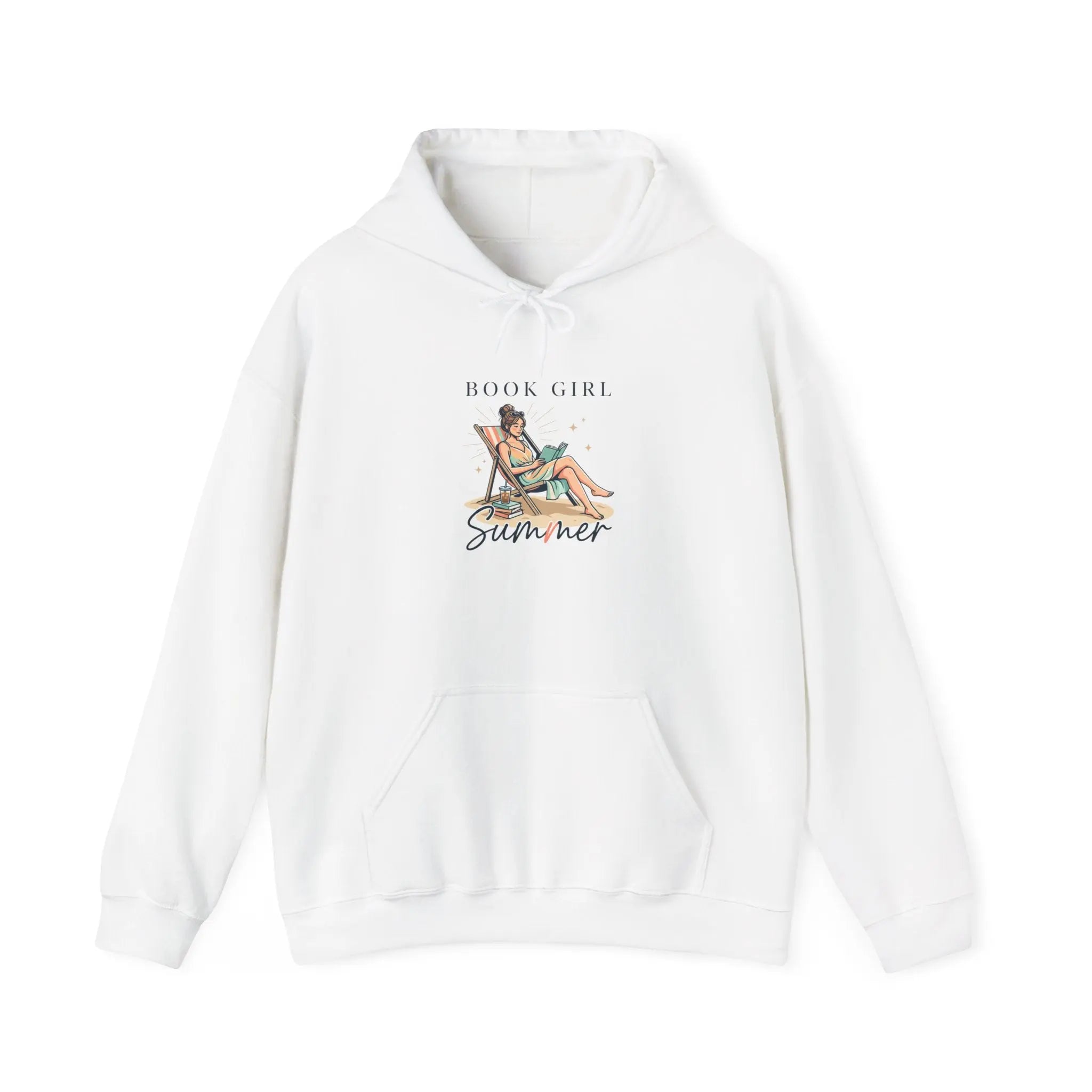 Book Girl Summer Hoodie | BookTok, Beach Reading, Bookish Aesthetic Printify