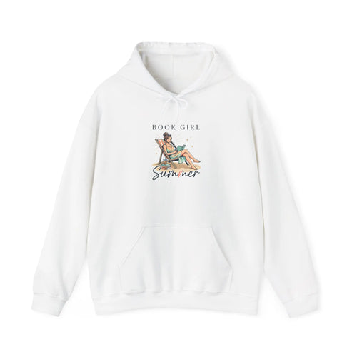 Book Girl Summer Hoodie | BookTok, Beach Reading, Bookish Aesthetic Printify