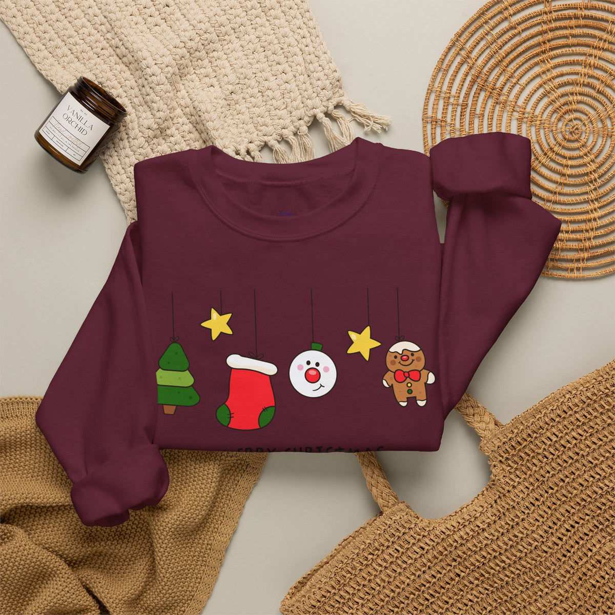 Merry Christmas Festive Character Sweatshirt (global)