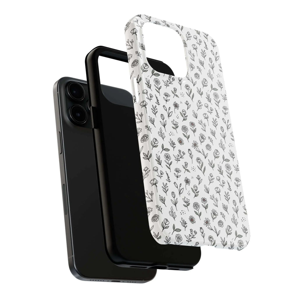 Floral Summer Vibe Phone Case — Tough Protective Floral All-Over Print Printify
