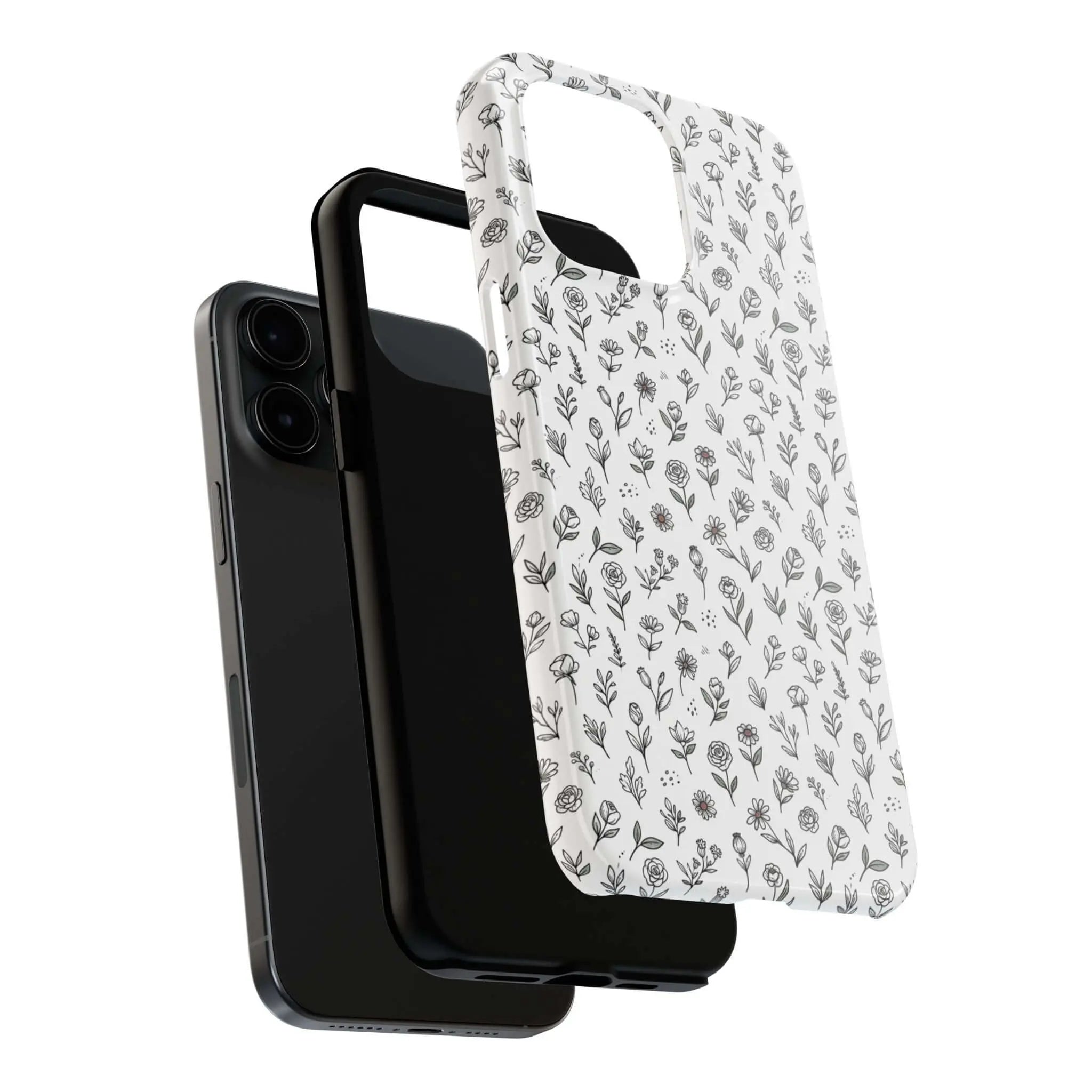 Floral Summer Vibe Phone Case — Tough Protective Floral All-Over Print Printify