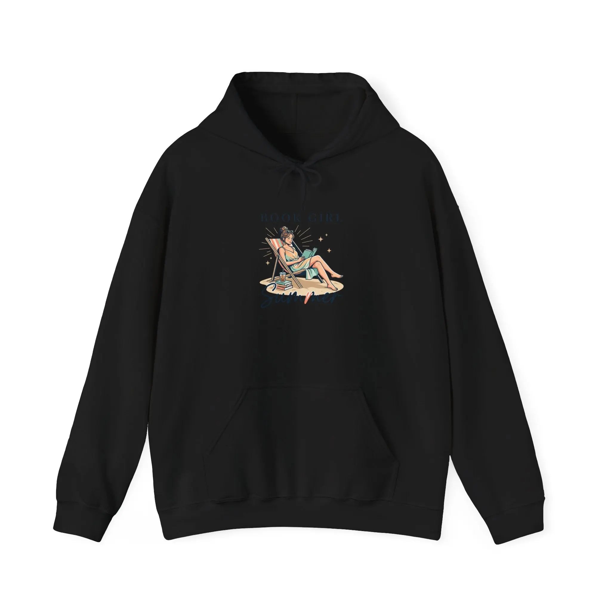 Book Girl Summer Hoodie | BookTok, Beach Reading, Bookish Aesthetic Printify