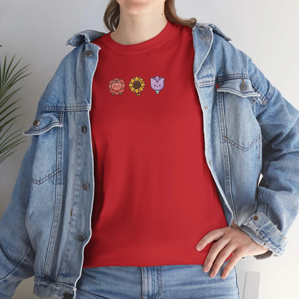 Back to School Flower Tee — Floral Teacher & Student Welcome Shirt Printify