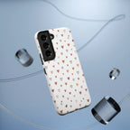Heart Doodle Shockproof Phone Case — Cute Neutral Tiny Hearts Design Printify