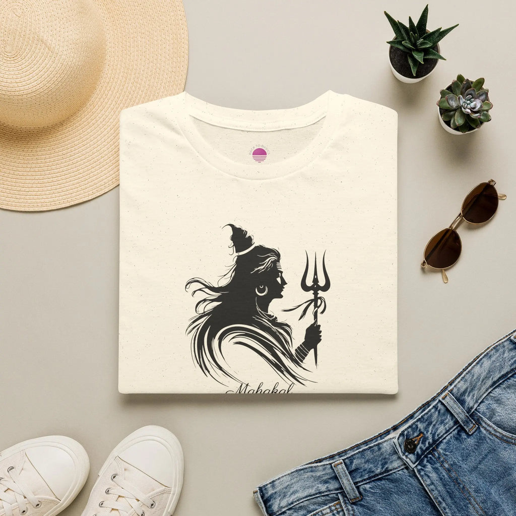 Shiva Trident Tee — Minimal Hindu God Mahadev T-Shirt Printify
