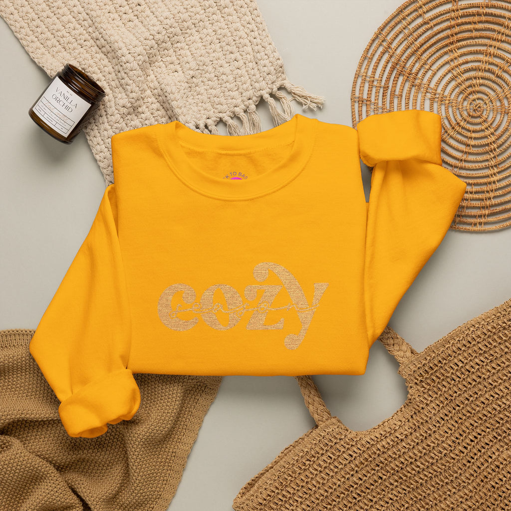 'Cozy Season' Crewneck Sweatshirt (Embroidered)