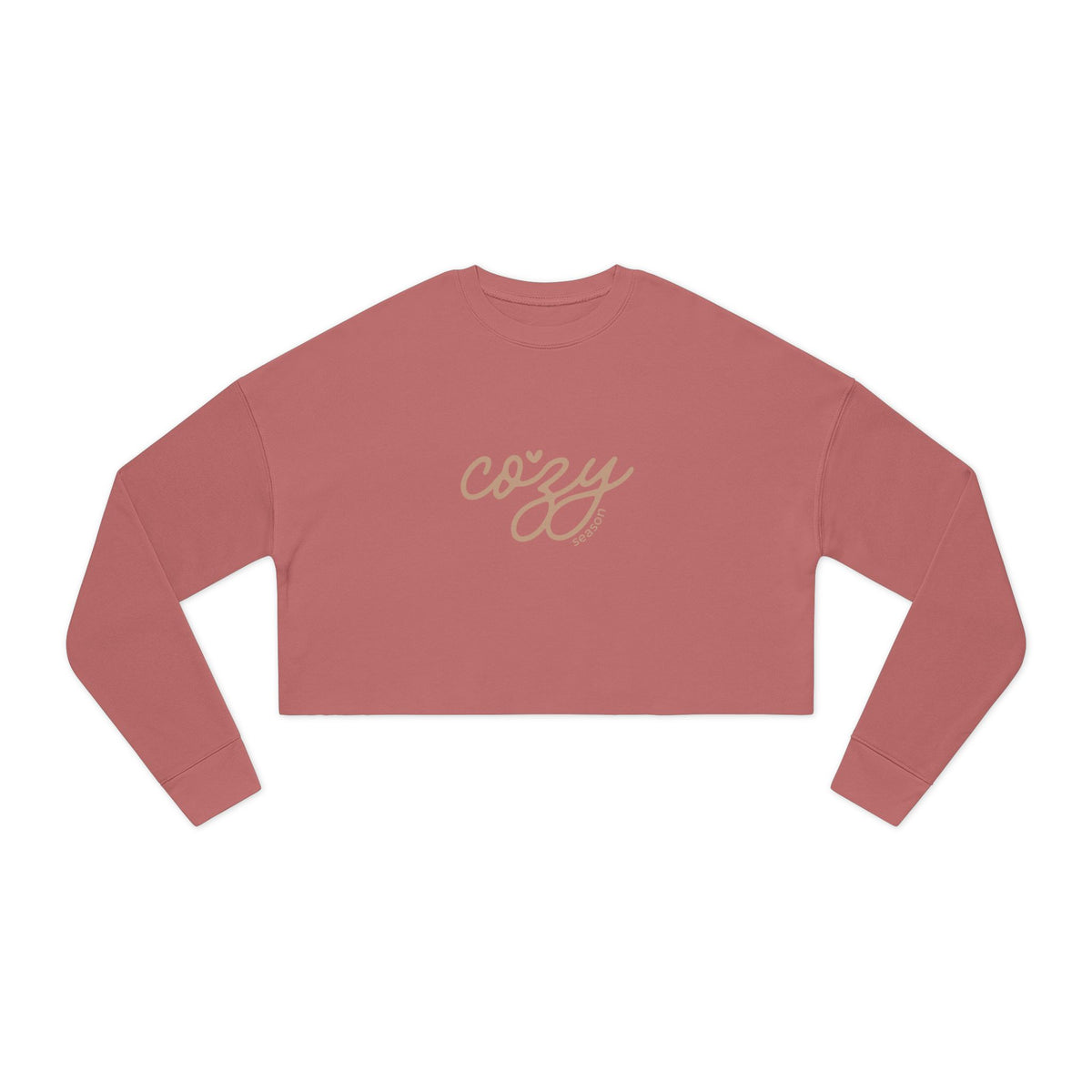 'Cozy Season' Women's Cropped Sweatshirt