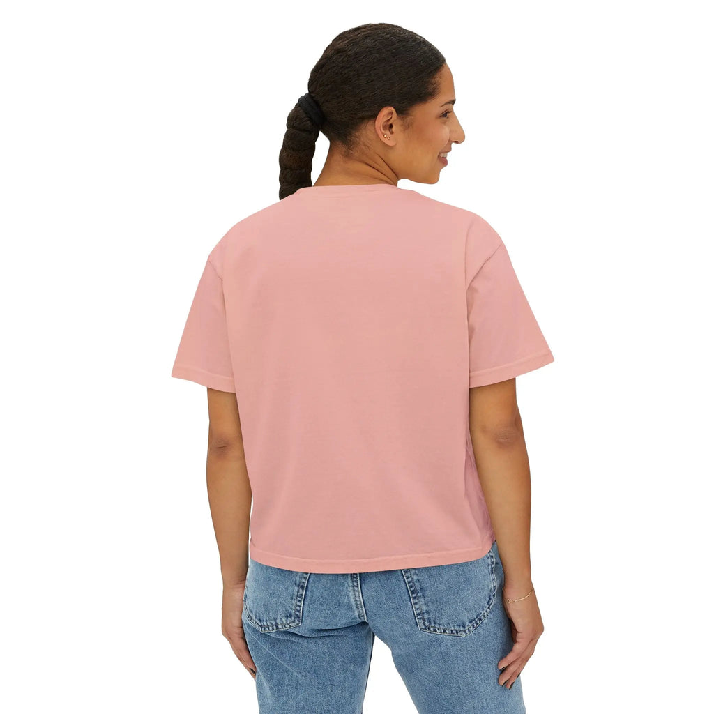 Panda Trio Boxy Tee — Women's Cute Panda Graphic T-Shirt Printify