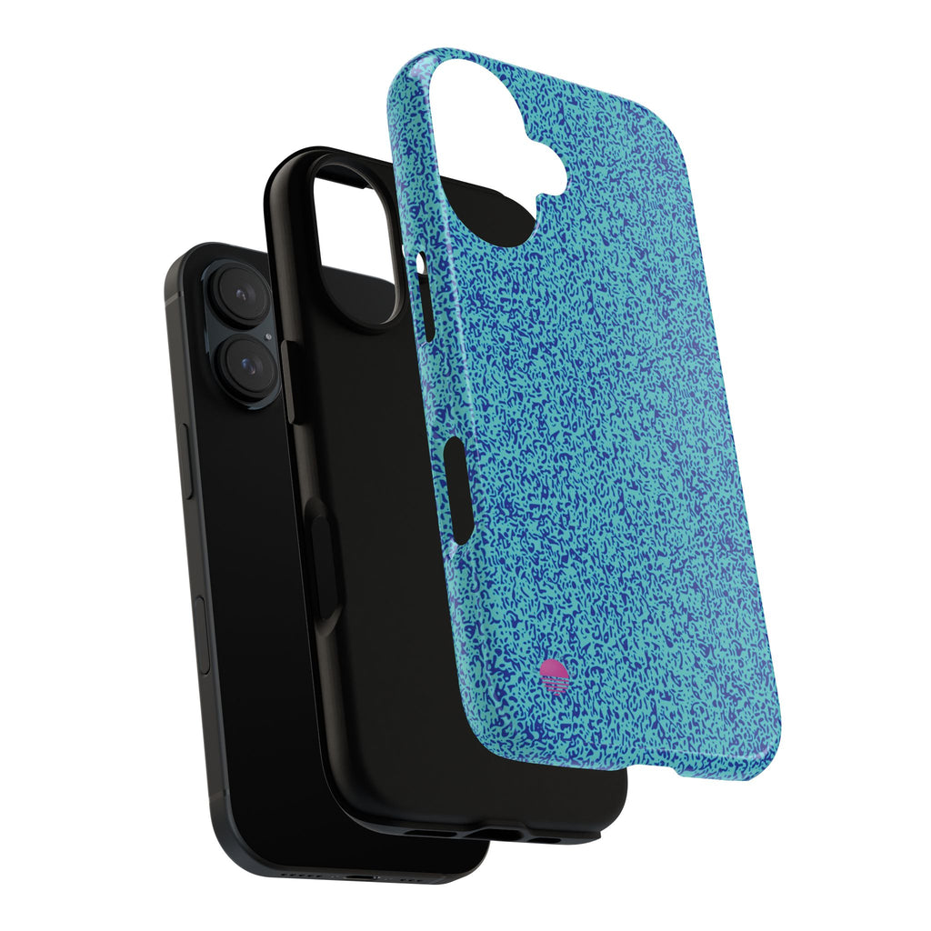 All over print iphone cases aqua blue