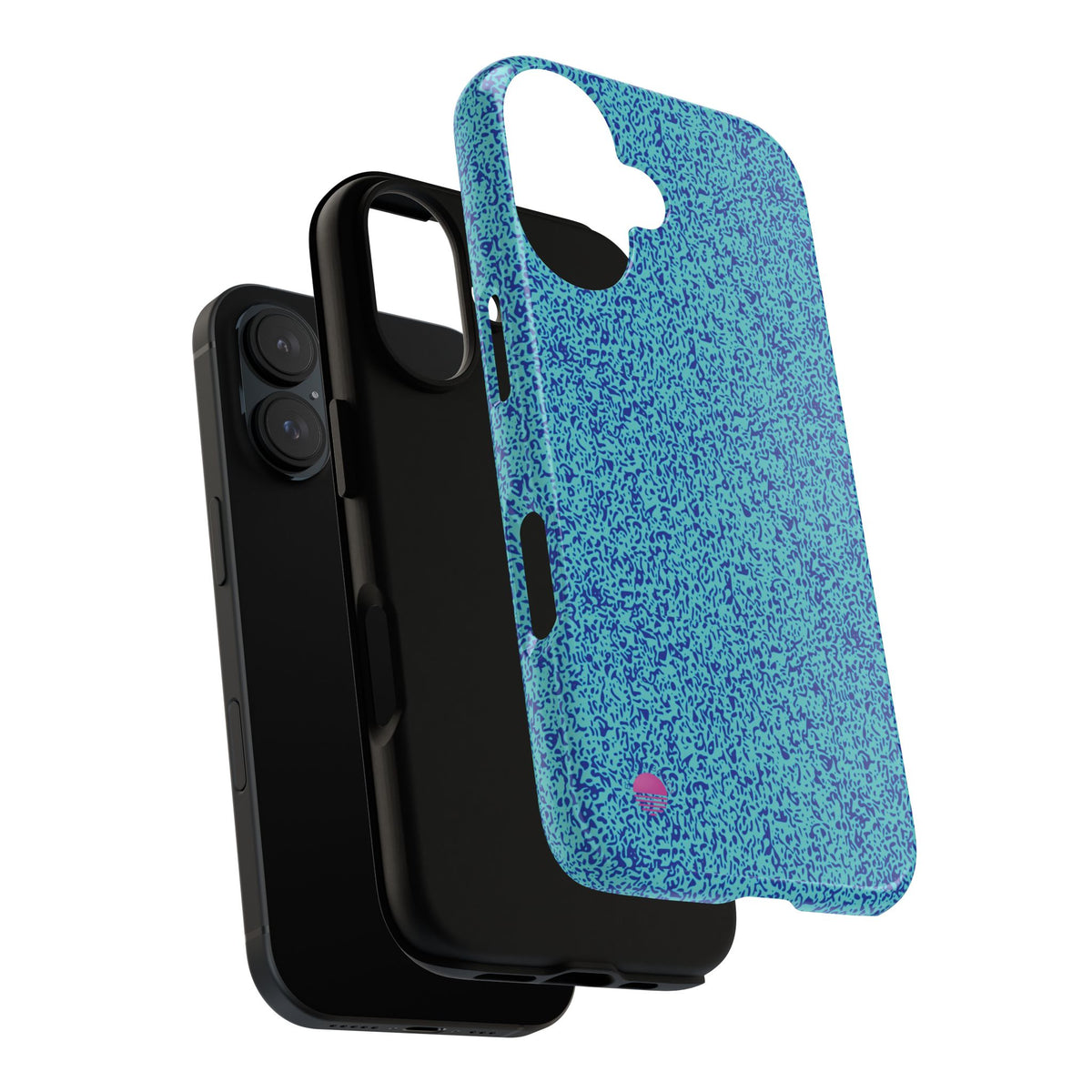 All over print iphone cases aqua blue