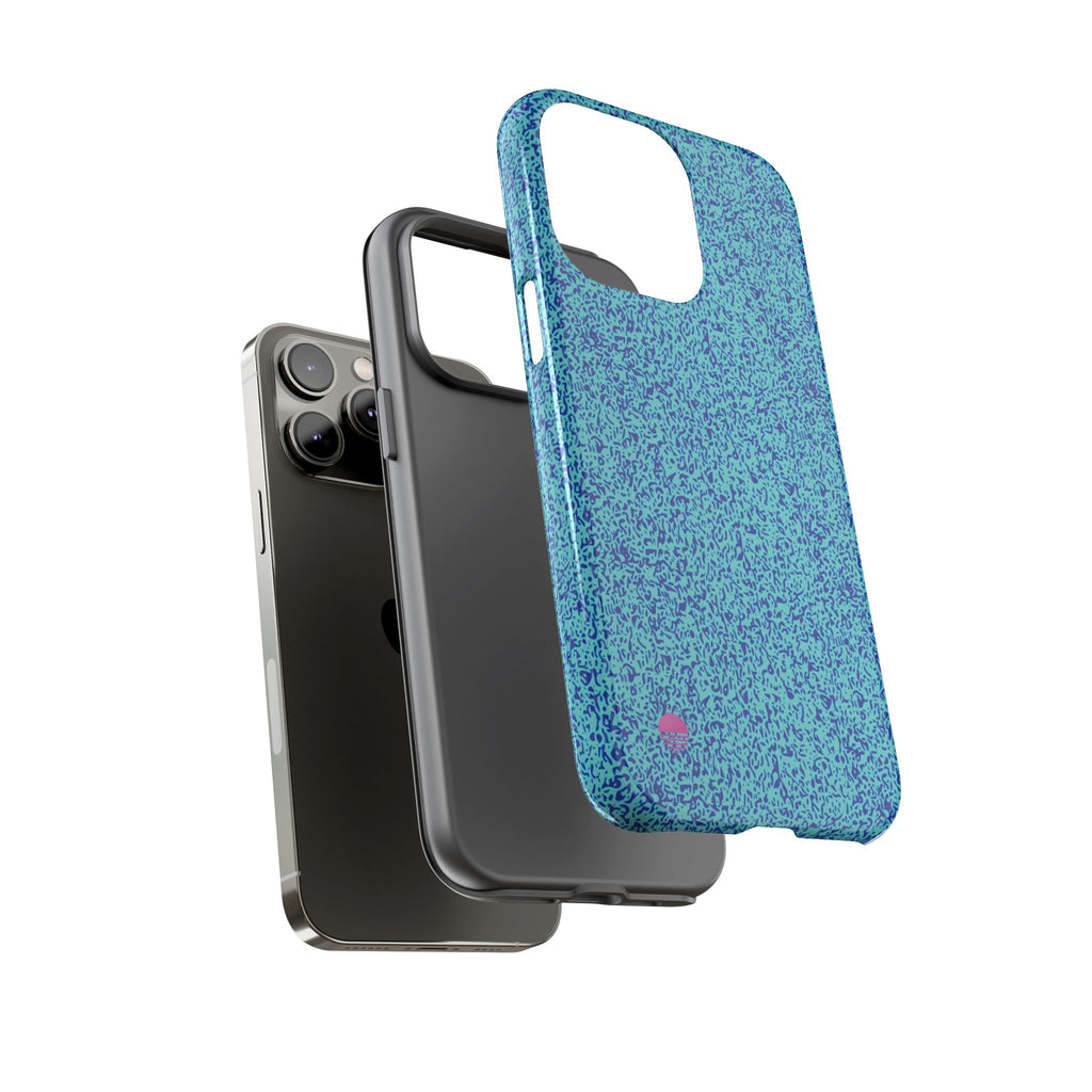 All over print iphone cases aqua blue