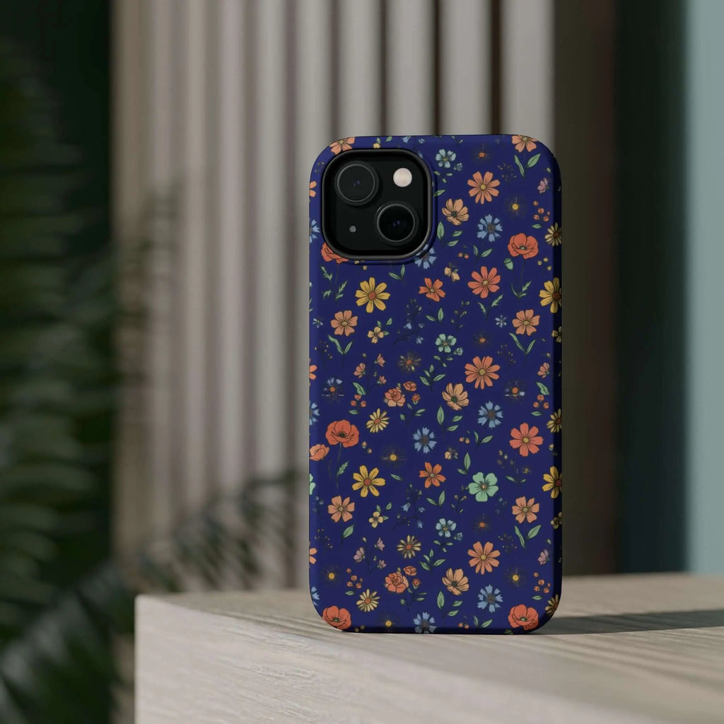 Floral All-Over Seasonal Print Phone Case — Magnetic Impact-Resistant Printify