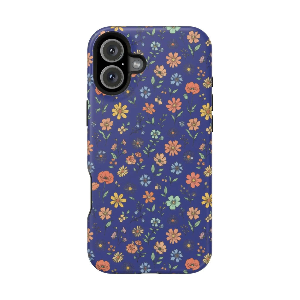 Floral All-Over Seasonal Print Phone Case — Magnetic Impact-Resistant Printify