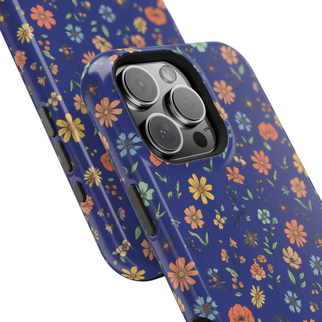 Floral All-Over Seasonal Print Phone Case — Magnetic Impact-Resistant Printify