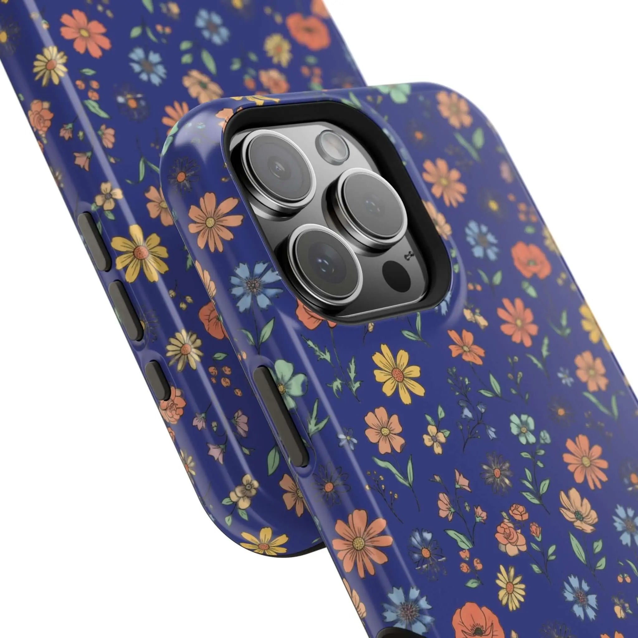 Floral All-Over Seasonal Print Phone Case — Magnetic Impact-Resistant Printify