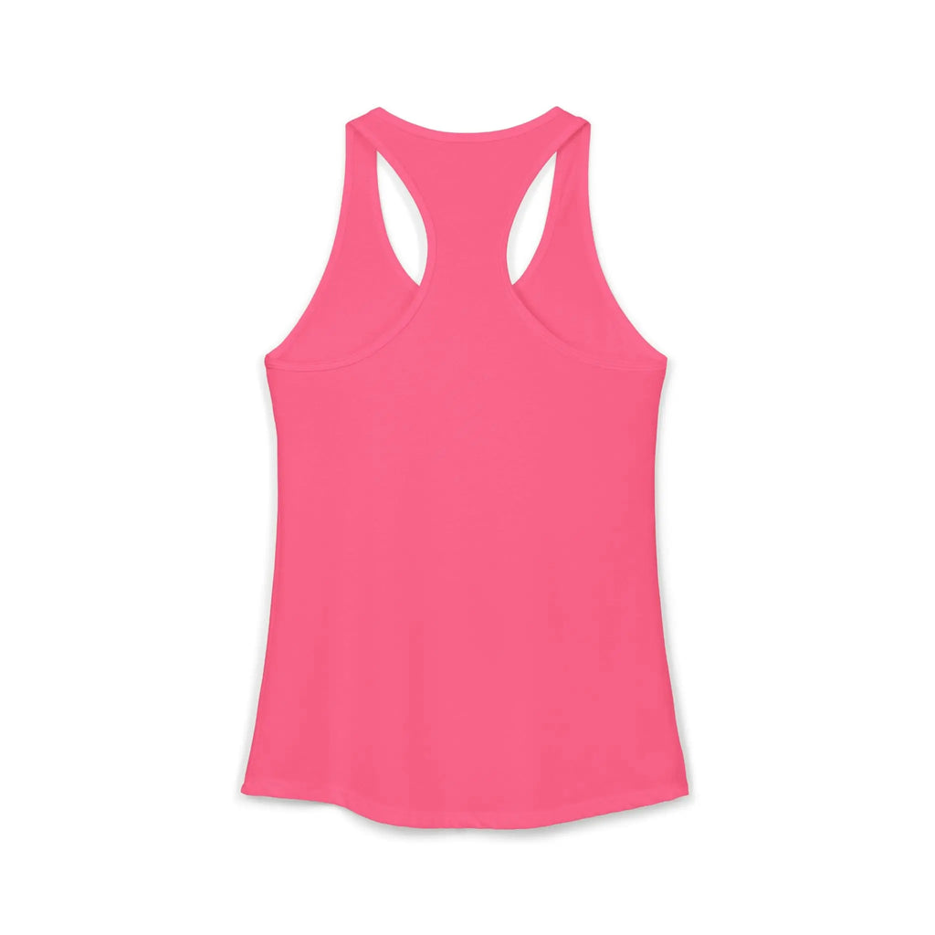 Heart Tic Tac Toe Women’s Racerback Tank — Cute Valentine’s Game Tee Printify