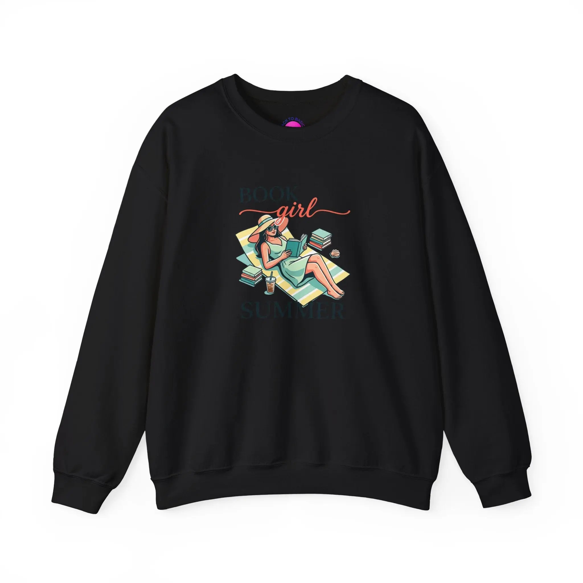 Book Girl Summer Sweatshirt | BookTok, Bookish Summer Aesthetic Printify