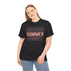 Pink "SUMMER" Graphic Tee — Summer Repeat Printify