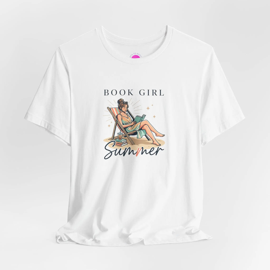 Book Girl Summer Tee | BookTok, beach reads, bookish summer aesthetic Printify