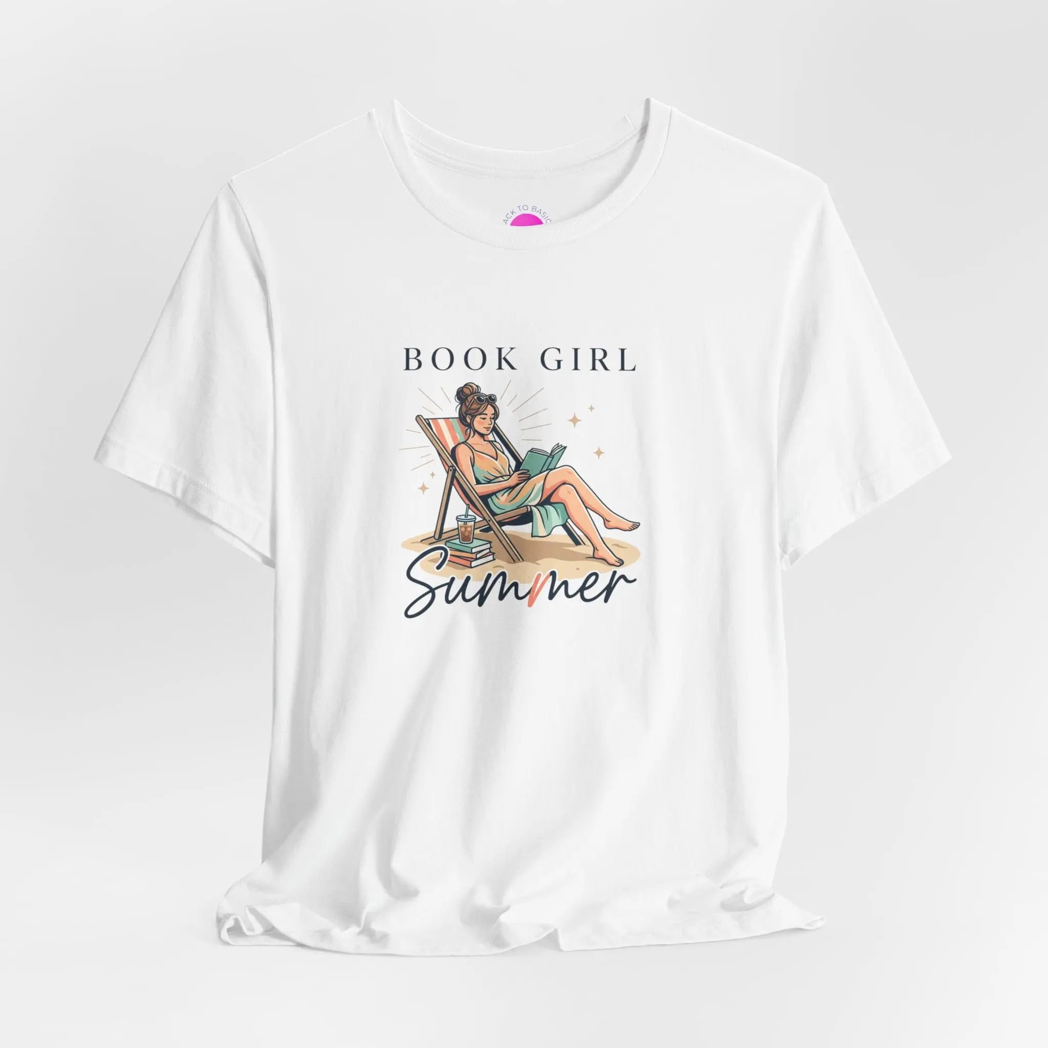 Book Girl Summer Tee | BookTok, beach reads, bookish summer aesthetic Printify