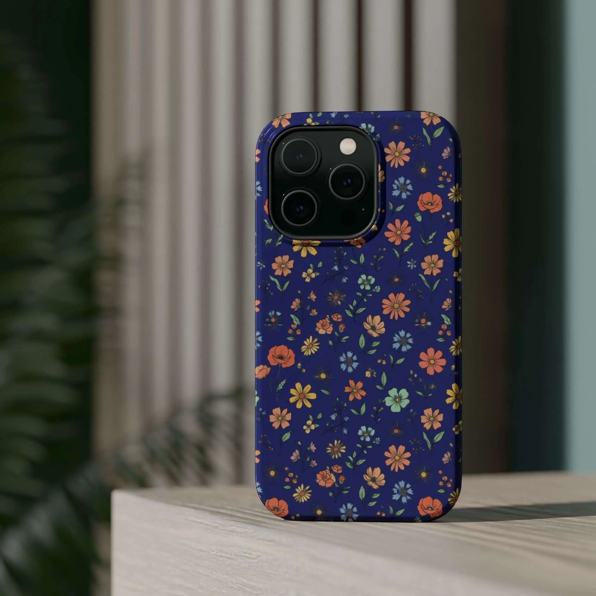 Floral All-Over Seasonal Print Phone Case — Magnetic Impact-Resistant Printify