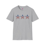 Patriotic Star Stripe T-Shirt — American Flag Stars & Stripes Tee Printify