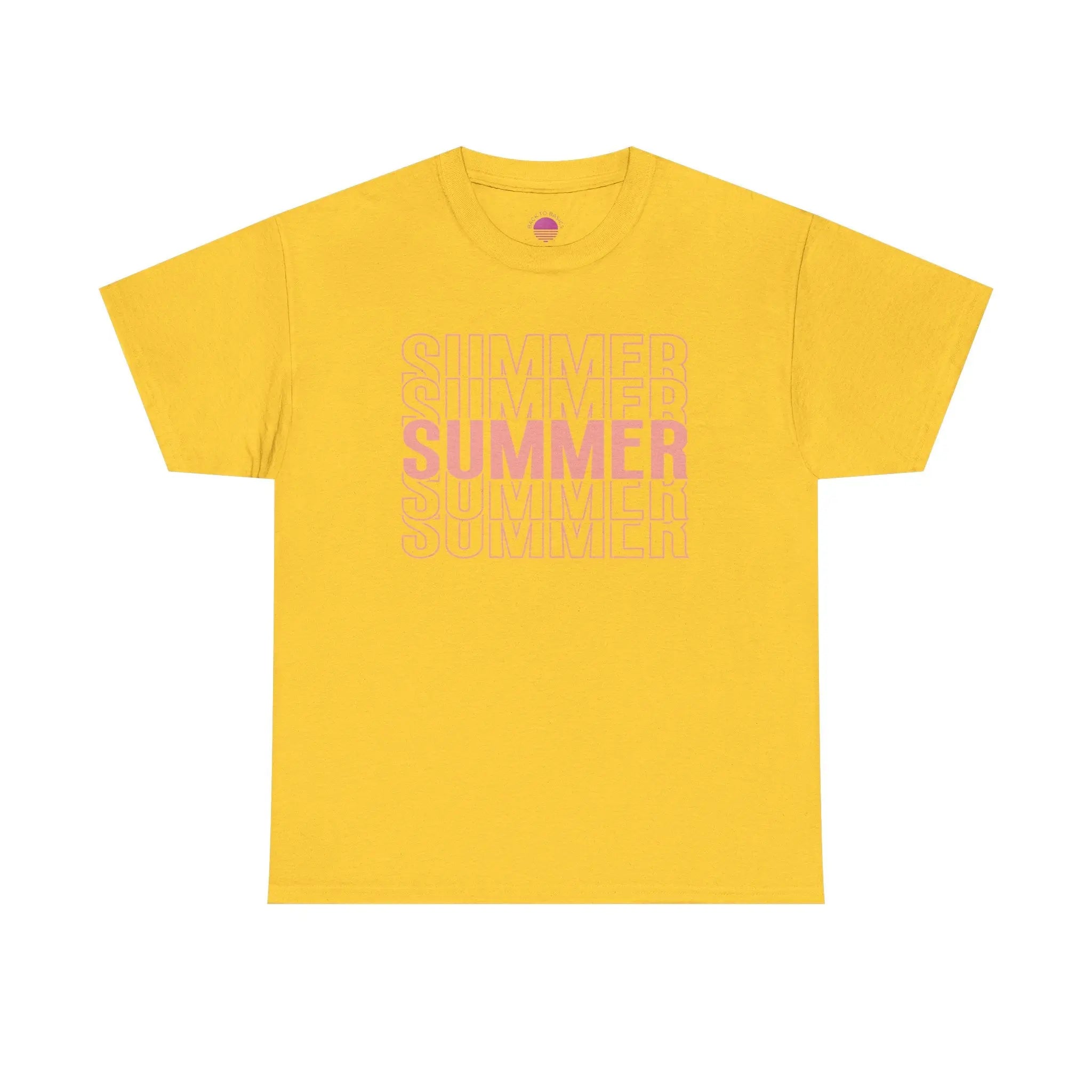 Pink "SUMMER" Graphic Tee — Summer Repeat Printify
