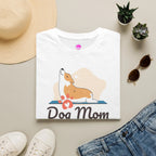 Dog Mom T-Shirt — Colorful Paw Print Tee for Pet Lovers Printify