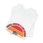 Stars Stripes & Lake Vibes Tee | USA, red white blue Printify